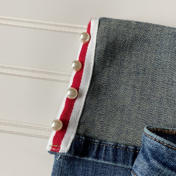 Almost Famous Cuffed Jeans Size 0 - Picture 3 of 5